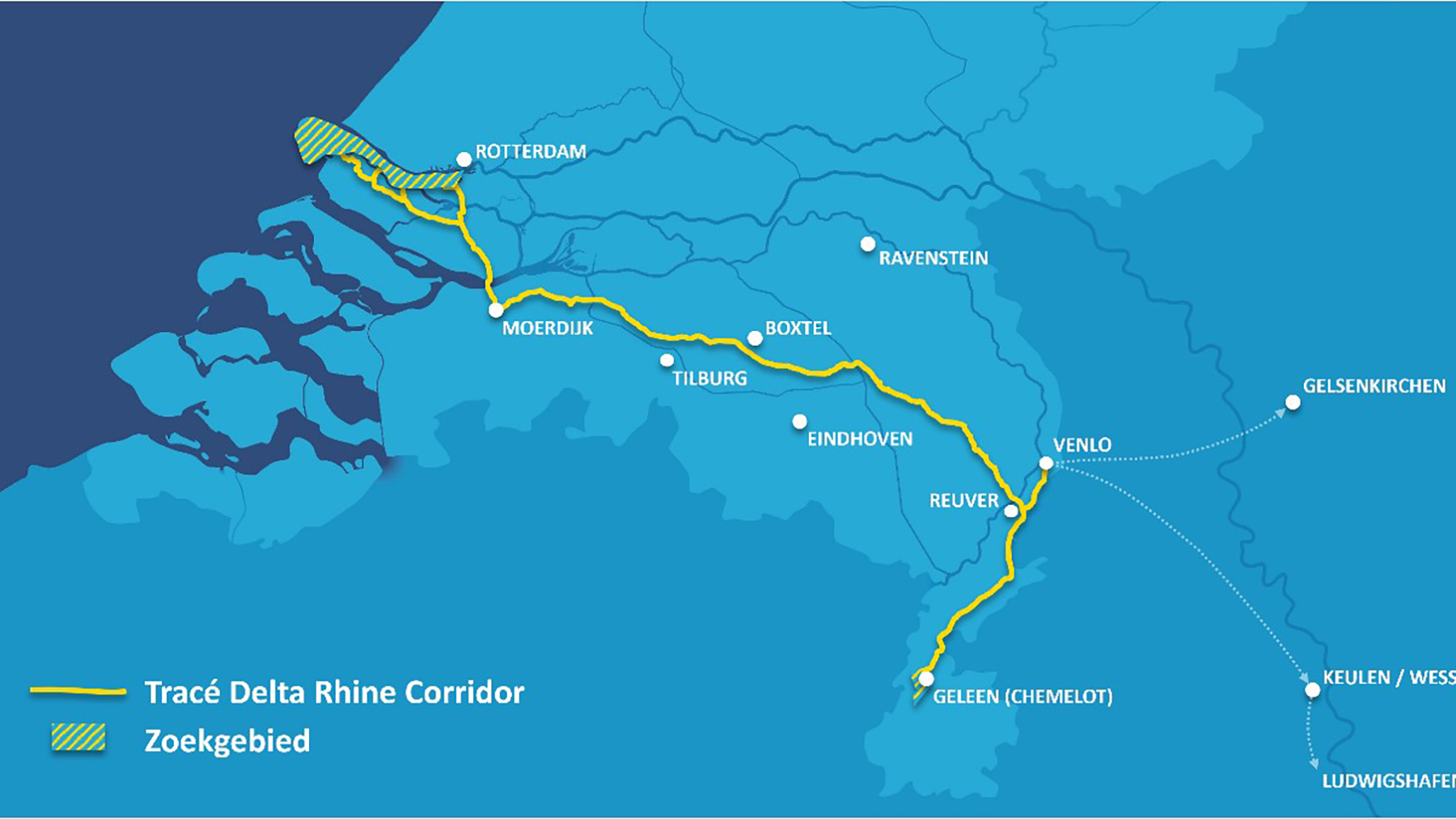 Wel of geen aansluiting op de Delta Rhine Corridor?